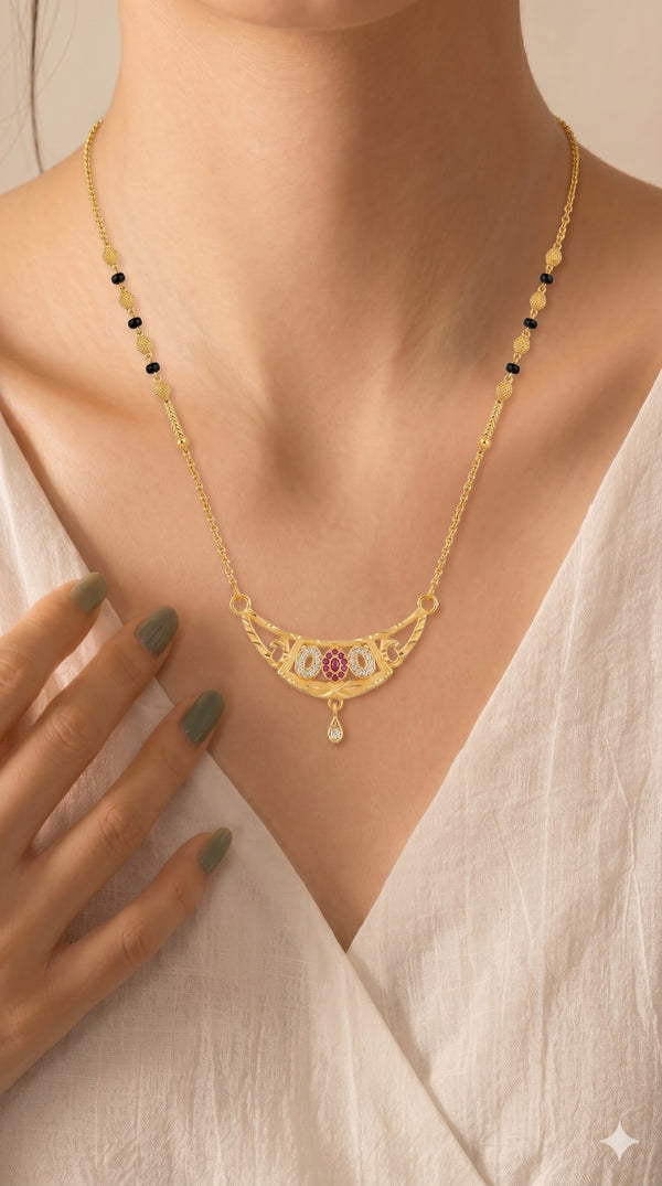 Modern Short  Mangalsutra